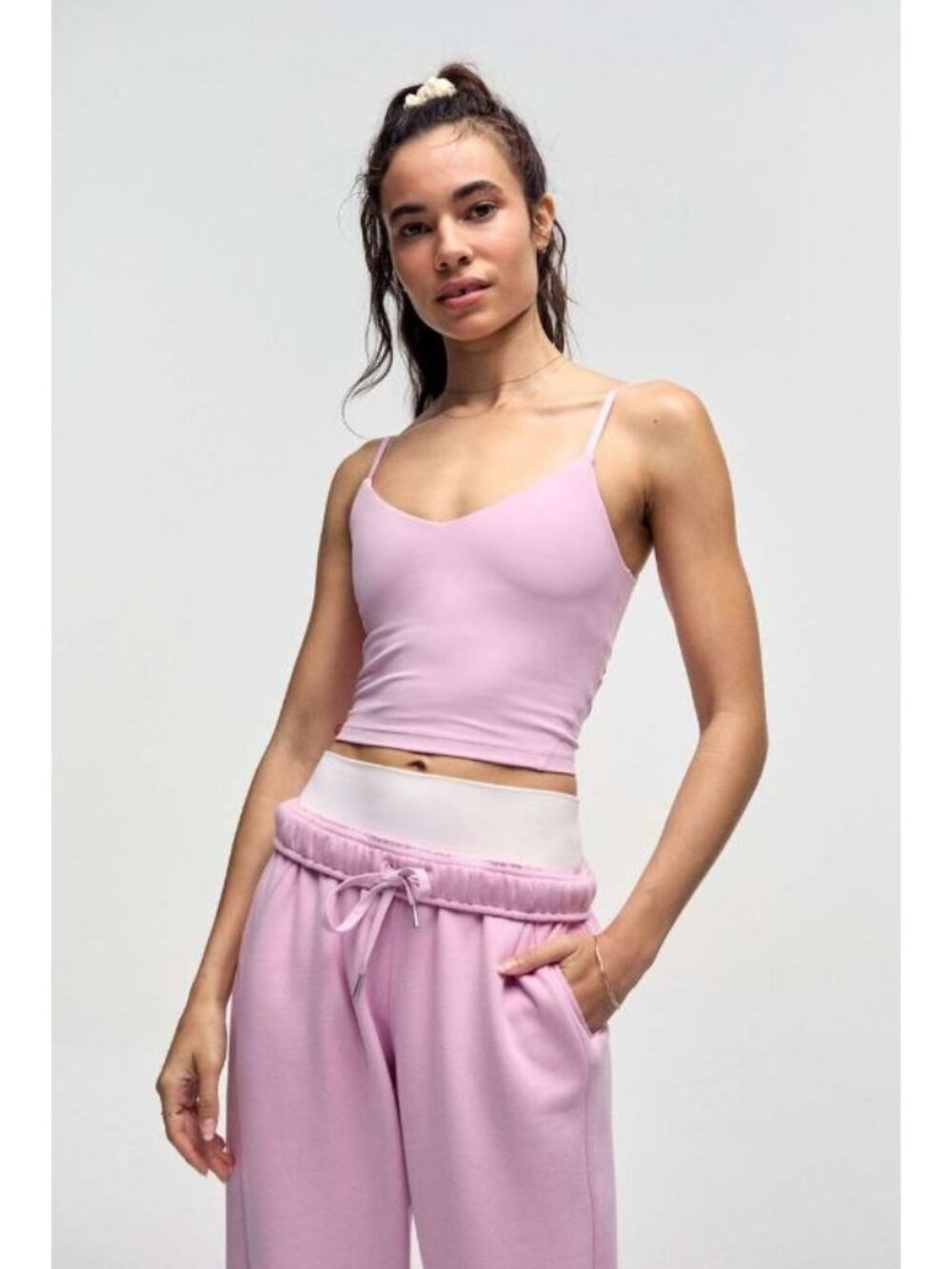 lululemon Align Cropped Cami Tank Vitapink Light Support A/B Cup Size 4
